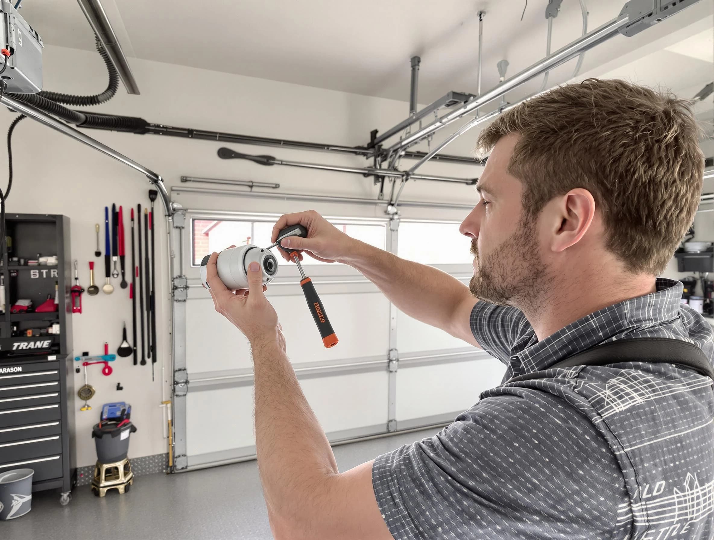 Garage door opener repair service by Bellwood Garage Door Repair in Bellwood