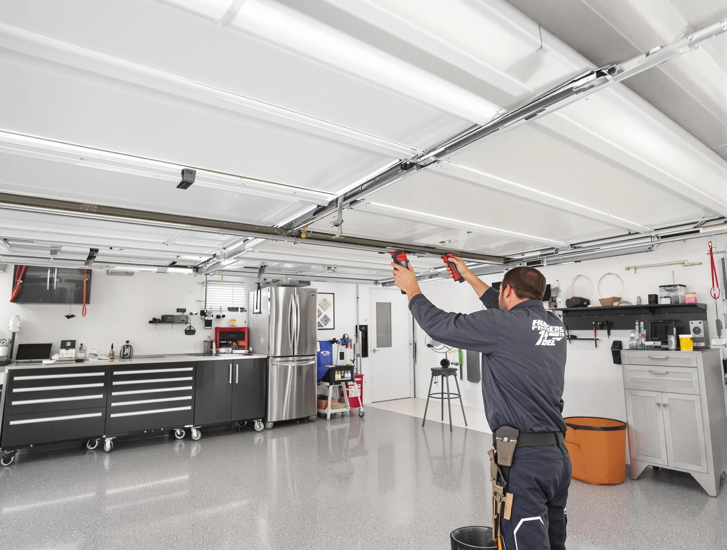 Overhead garage door repair service by Bellwood Garage Door Repair in Bellwood