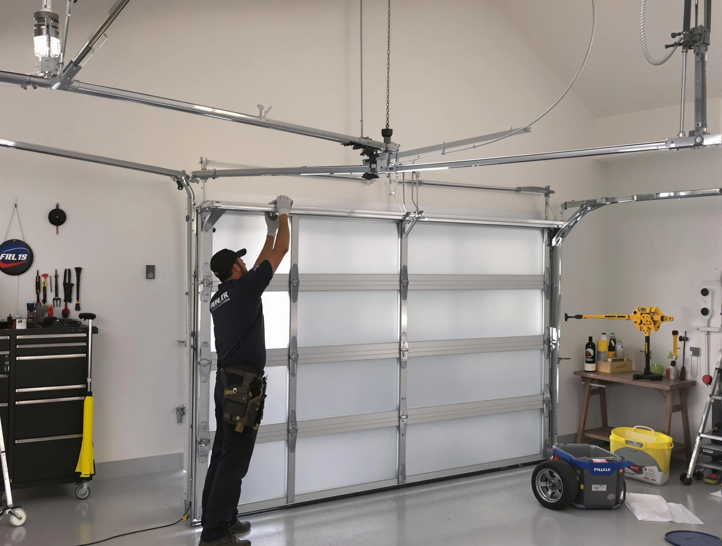 Bellwood Garage Door Repair certified team performing precision garage door installation in Bellwood