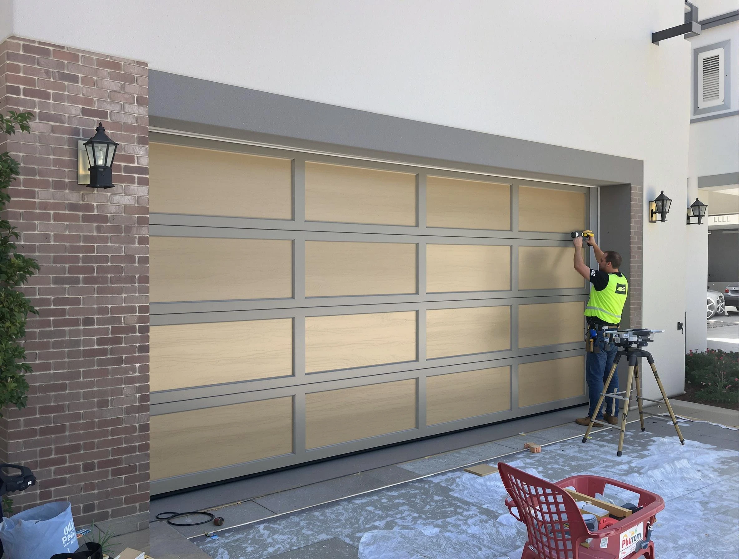 Garage door replacement service by Bellwood Garage Door Repair in Bellwood