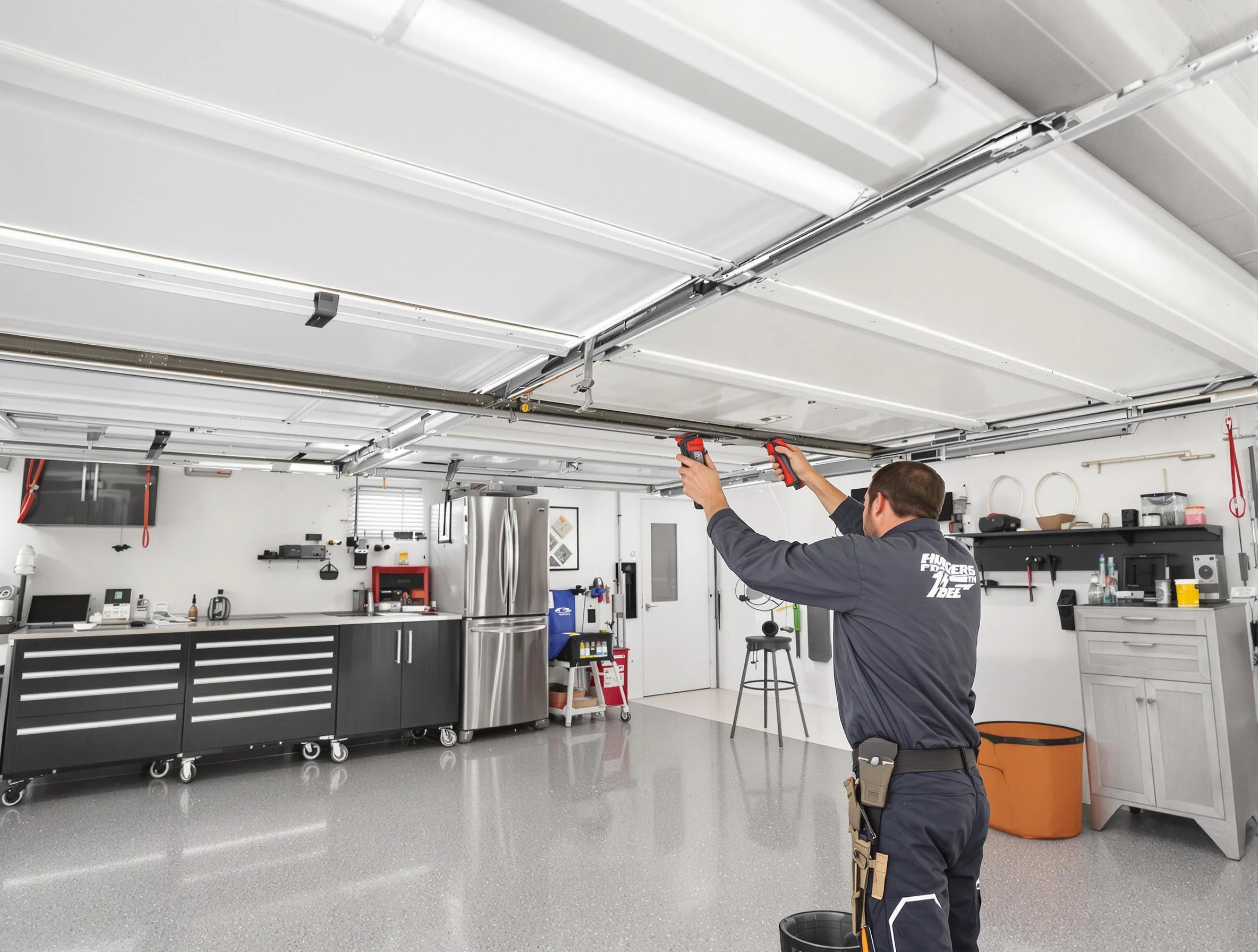 Overhead garage door repair service by Bellwood Garage Door Repair in Bellwood