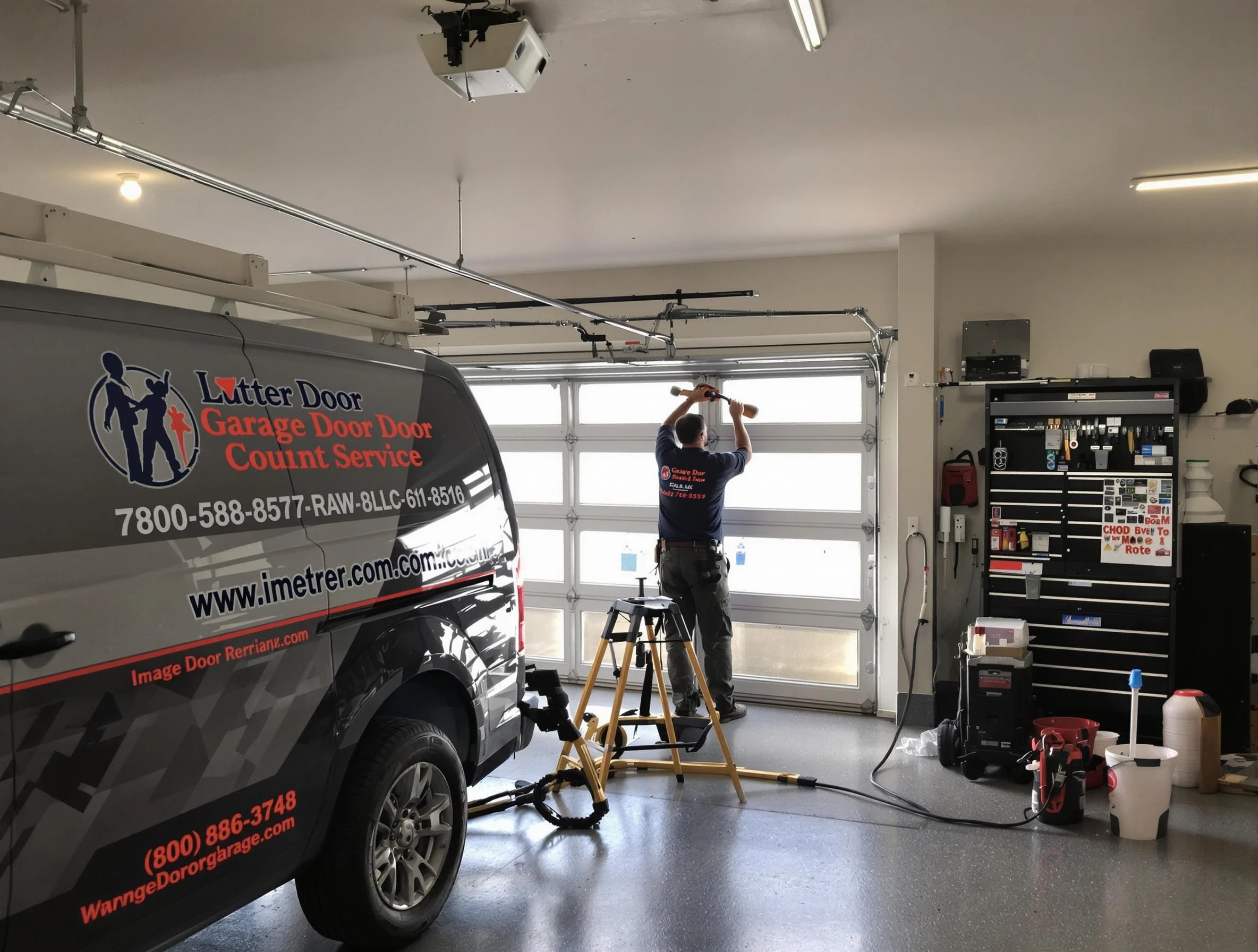 Bellwood Garage Door Repair rapid response team performing same-day repair in Bellwood